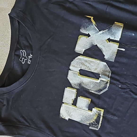 Ladies Fox Racing Sleeveless Muscle Tee Large - Picture 2 of 3